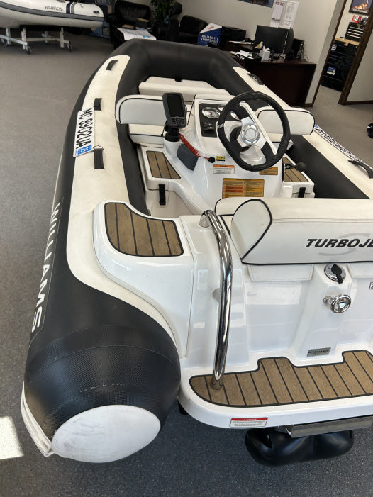 2017 Williams 325 Turbojet Dinghy Tender RIB. for sale near Walloon Lake. Jet boat used boat for sale at boat dealer / marina