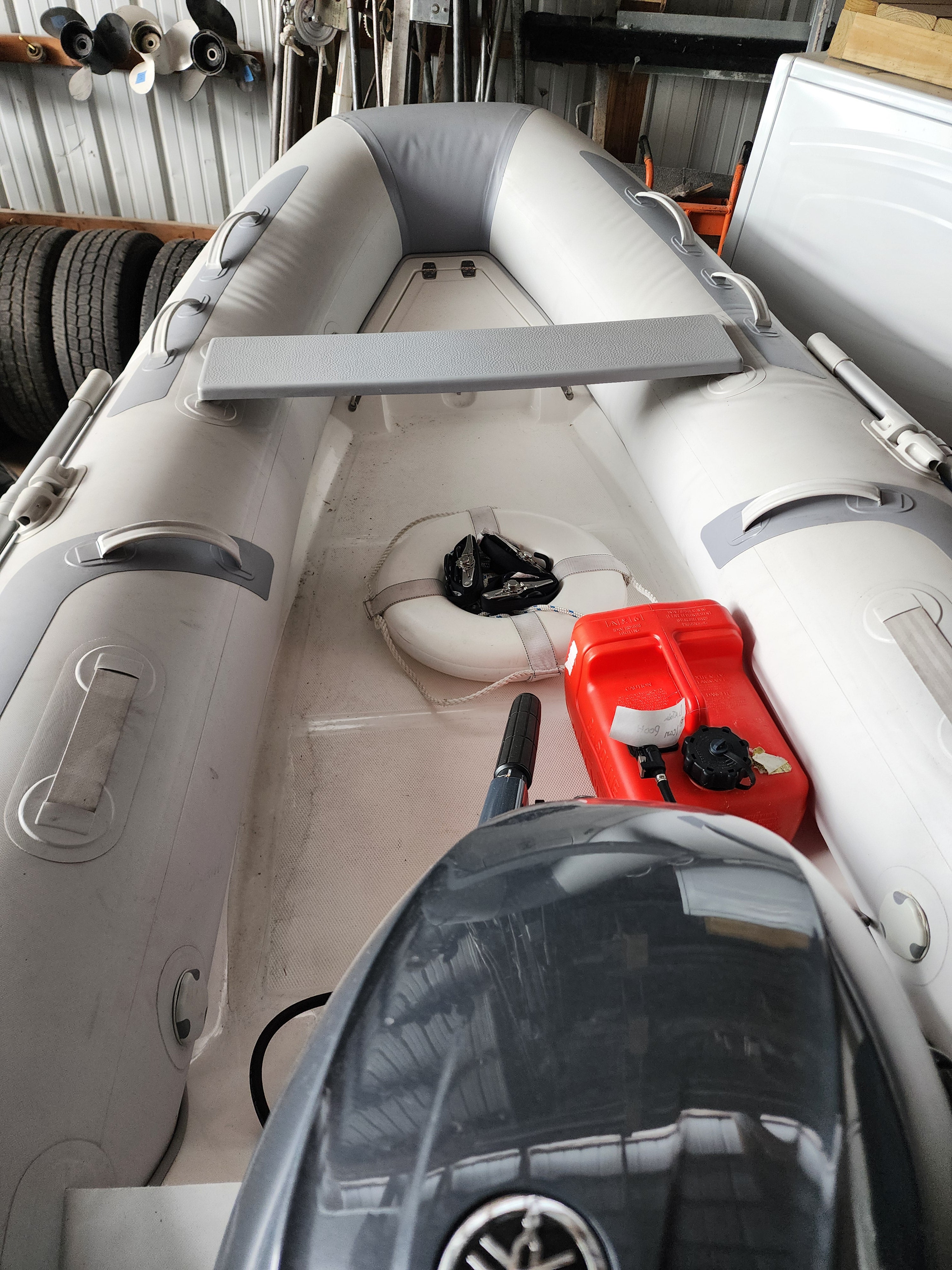 2019 Zodiac Dinghy Cadet 310 RIB with Yamaha 15hp tiller / kicker Outboard in Petoskey