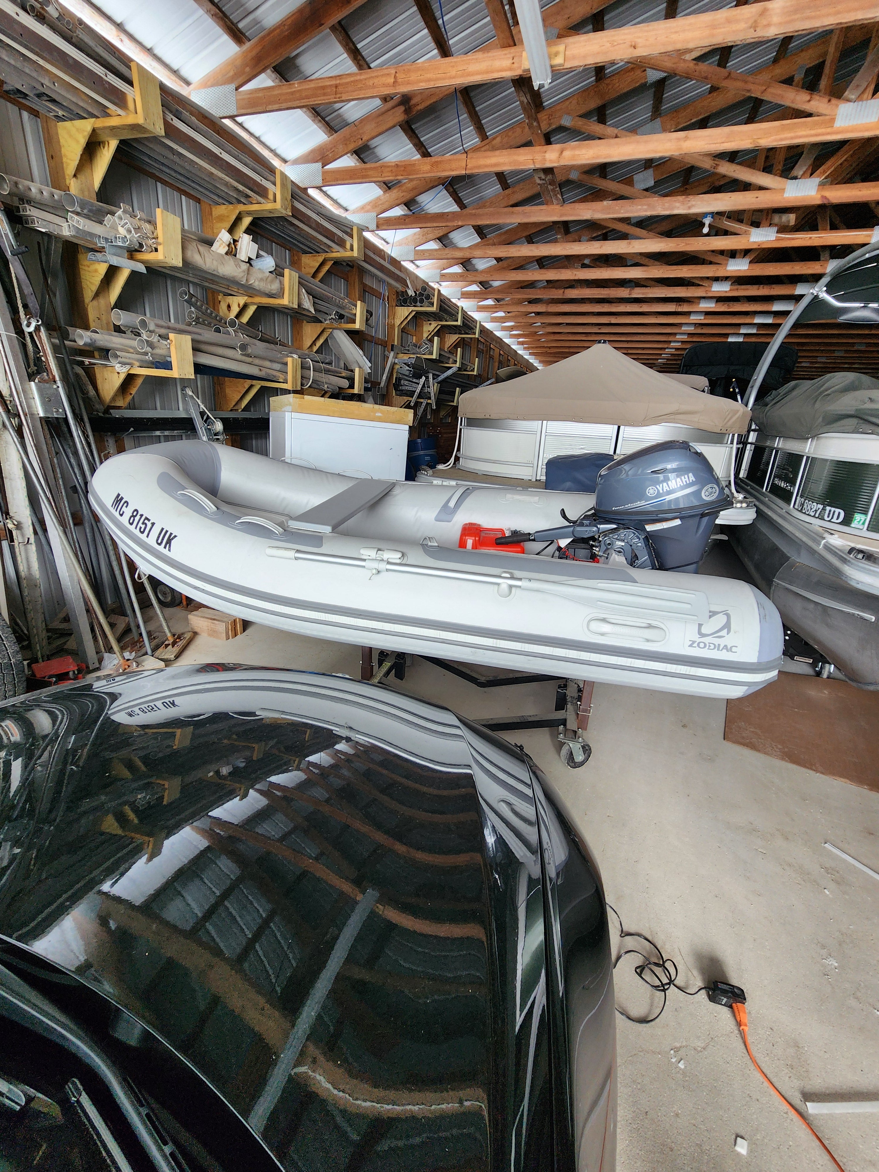 2019 Zodiac Dinghy Cadet 310 RIB with Yamaha 15hp tiller / kicker Outboard in Petoskey