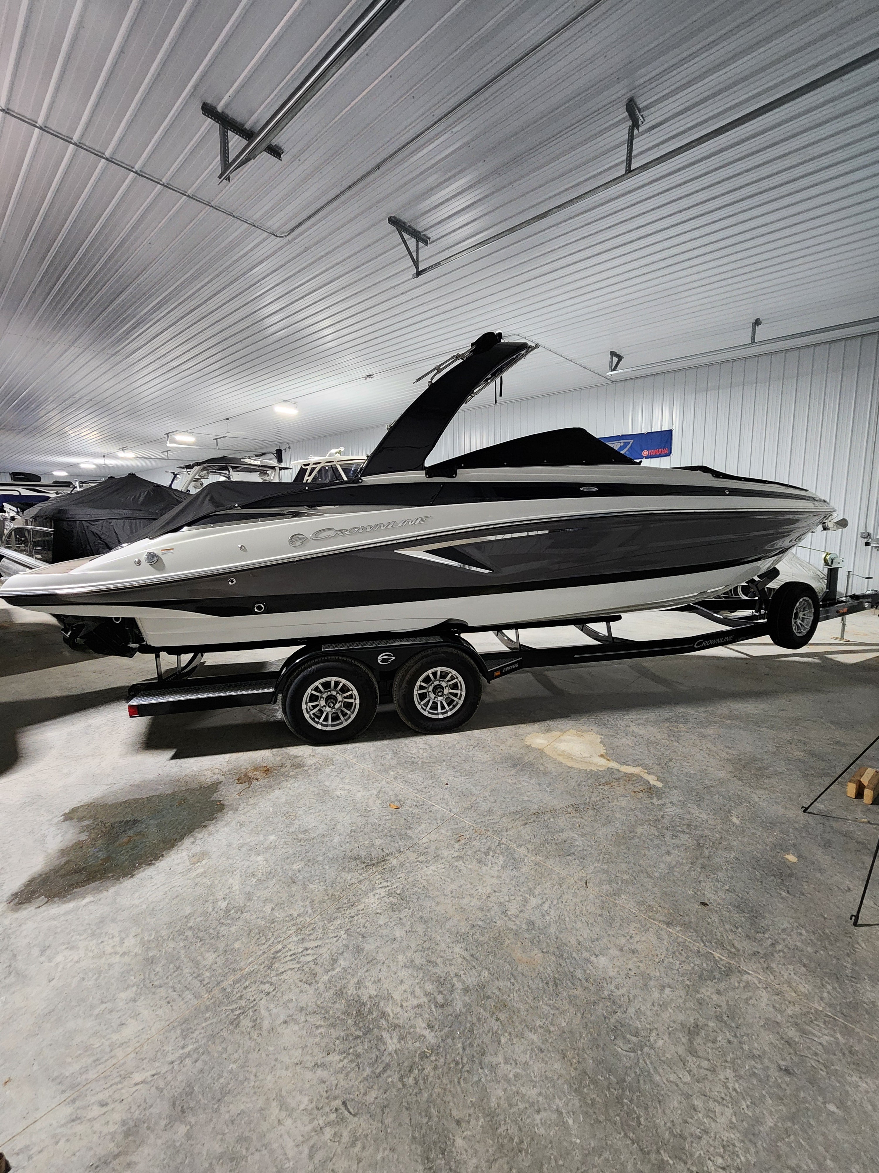 2022 Crownline Used Open Bow Boat For Sale Brutus, Mi 