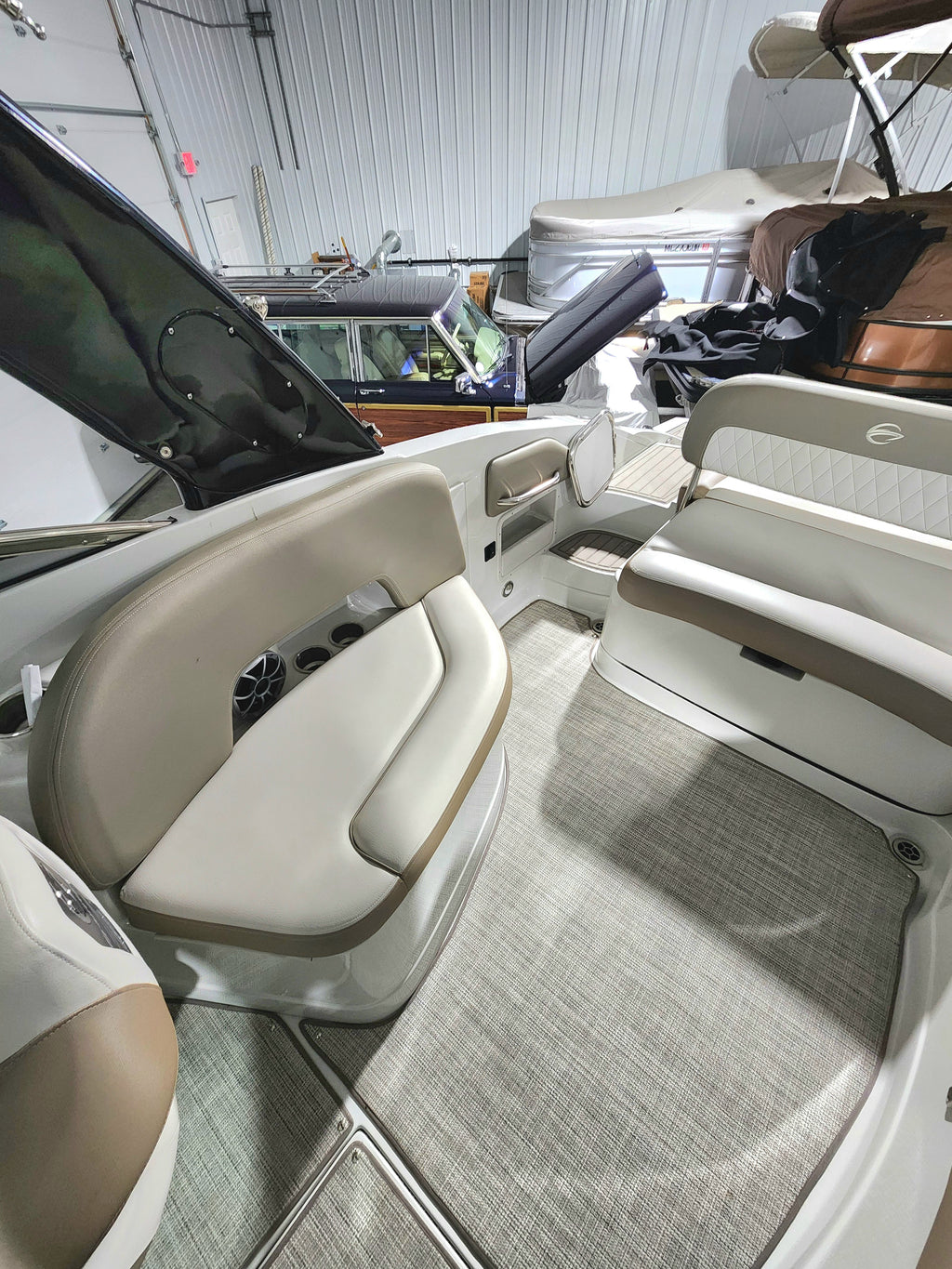 2022 Crownline Used Open Bow Boat For Sale Brutus, Mi 