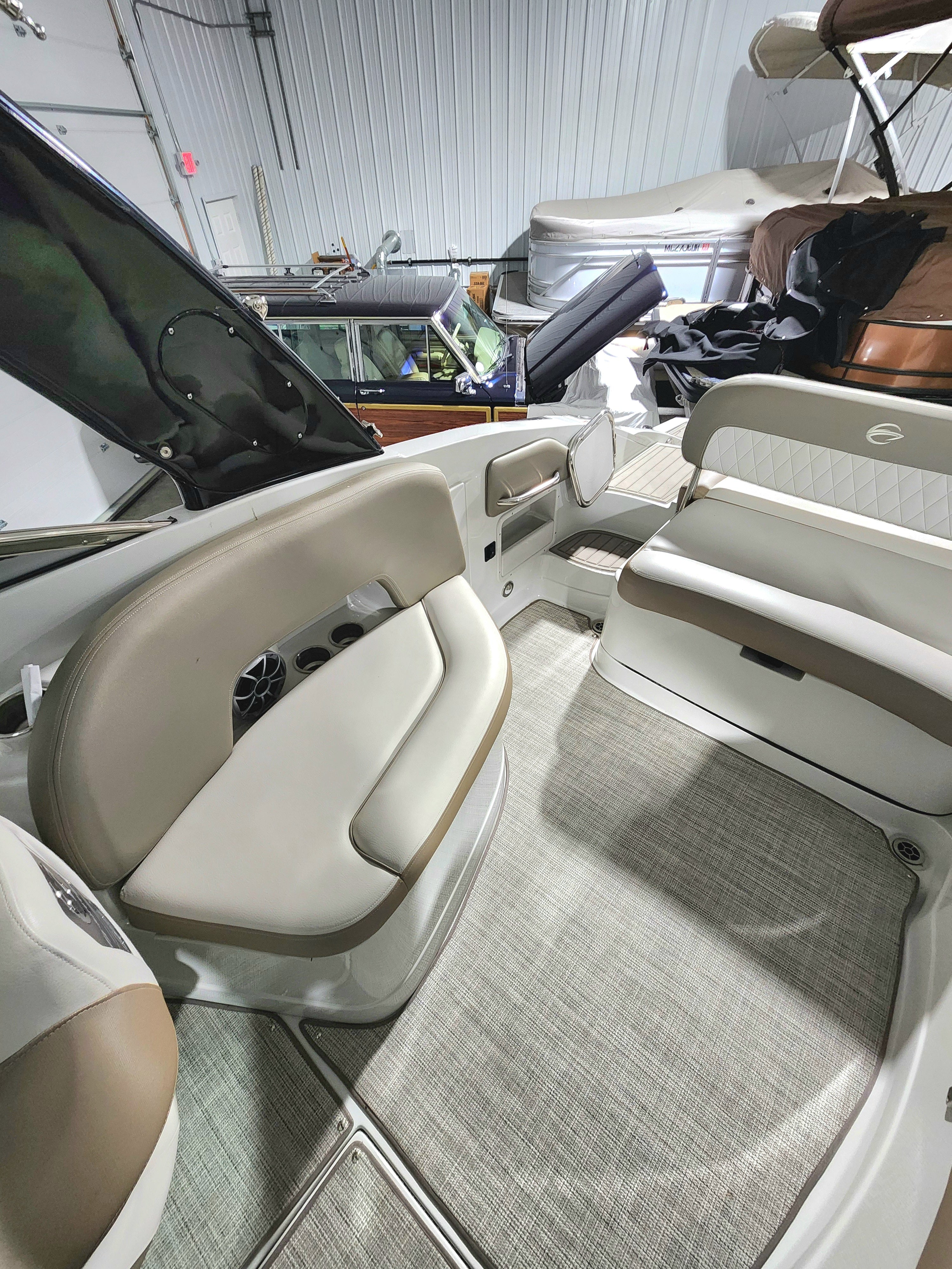 2022 Crownline Used Open Bow Boat For Sale Brutus, Mi 